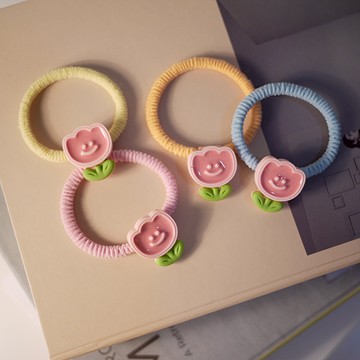 G&G粉小花中號髮束兩入組(混色)(童)