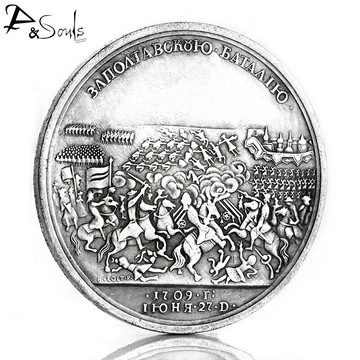 歐洲中世紀戰場浮雕仿古幣吊墜男士潮流復古項鏈女戰爭流浪幣硬幣