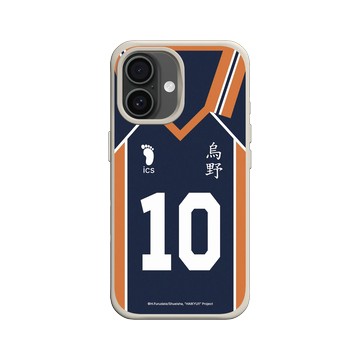 iPhone 16 SolidX 貝殼灰 - 排球少年 Haikyu!! - 日向背號10