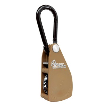 Forest Outdoor 群森戶外 滑輪營繩拉緊器  1入  沙色  大號