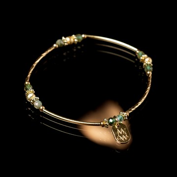 蒙古假期｜沙弗萊黃銅手鍊 C1512