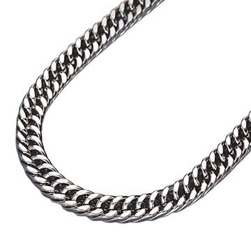 純鋼 項鍊 質感 粗項鍊 古巴鏈 古巴鍊 抗褪色 現貨 平磨 鈦鋼 人字鍊 潮流 百搭 街頭 男 個性 嘻哈SN019