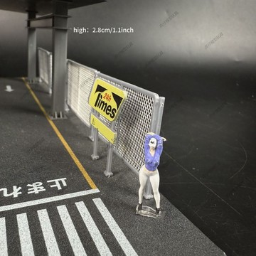 【台灣出貨】✨免運 微縮模型 微縮人偶 【健身女孩#067】3D打印已上色健身女孩1/64迷你人偶精緻手辦擺件