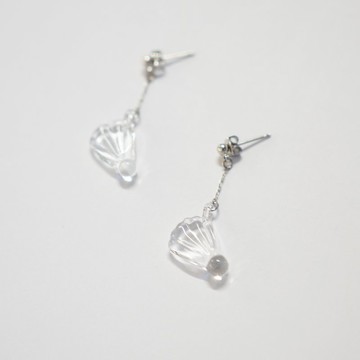 GOC x HARIO 手工玻璃耳環 - 羽毛球 (HAGL-BA-PT)