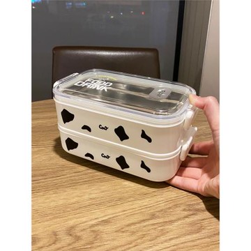 韓版上班族專用分層食品級多層飯盒女生雙層便當盒高顏值學生餐盒