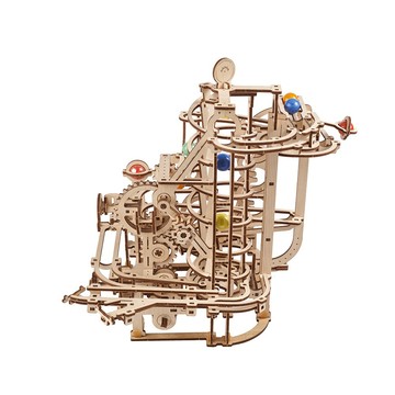 Ugears 自我推進模型 瘋狂彈珠台4號-上升螺旋