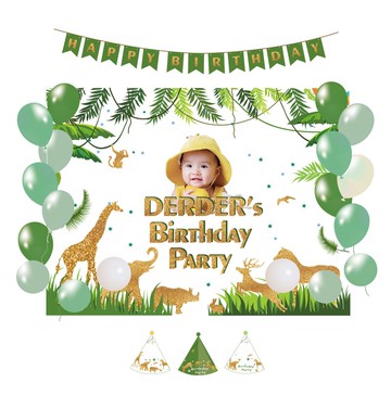 【客製化】金色動物派對包/迷你派對包/6人派對包/12人派對包