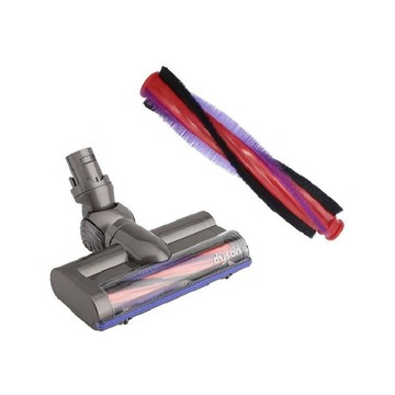 禾淨家用HG   【禾淨家用HG】Dyson 適用V6系列原廠吸頭 副廠掃地機配件 滾刷18.5cm(2入/組)(地刷鎖扣)