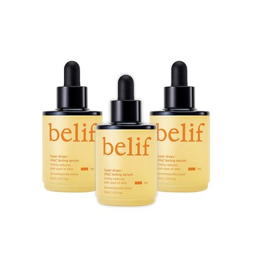 檔期限定!【belif】超能維他命C煥亮精華 30ml x3入團購組