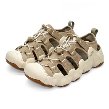 KEEN HYPERPORT H2 寬織帶厚底運動涼鞋 女 卡其 戶外防滑護趾登山溯溪鞋 包頭護指涉水沙灘鞋 1030678