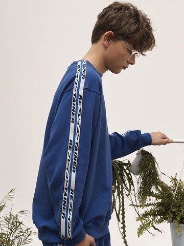 Retainer Tape Sweatshirt [Cobalt Blue]