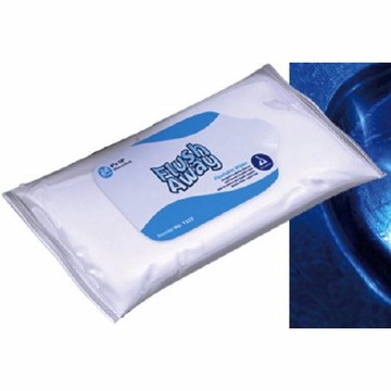 Flushable Personal Wipe Flush Away Soft Pack Aloe Scented 24 Count Case of 576 by Dynarex