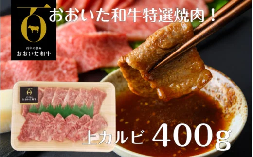 おおいた和牛特選焼肉！（上カルビ400g）(1853R)