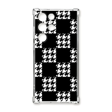 S23 系列殼 TRON 三星 S23 Ultra 格子千鳥紋 四角防摔殼 手機殼