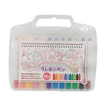 SANRIO 蠟筆 417720 3歲以上  12色  1盒