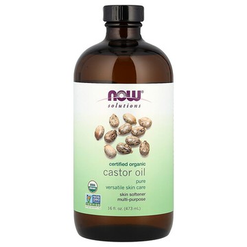 NOW Foods, Solutions，認可有機，海狸油，16 液量盎司（473 毫升）