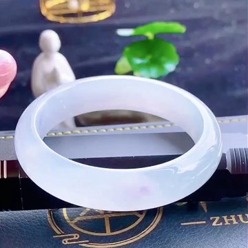 緬甸礦主翡翠手鐲女士天然翡翠冰種少女圓條鐲子媽媽款旺夫貴妃鐲