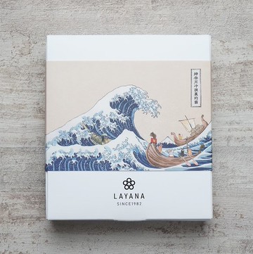 貓浮世繪-神奈川冲浪裏的貓 零接觸隨身筷禮盒