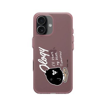 iPhone 17 Clear (相機按鈕) 晶醺玫 - 奧樂雞 Ology - 減肥永遠是明天的事