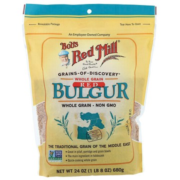 Bob's Red Mill, 紅碾碎乾小麥，全穀物，24 盎司（680 克）