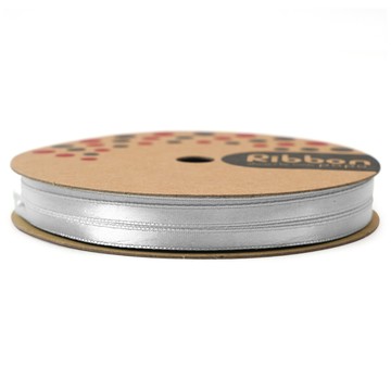 Mungu 高級亮面單面緞帶 5mm  18m  灰色  1個