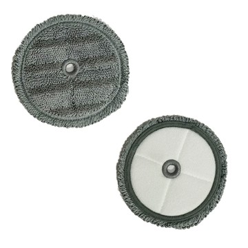 PUREBURG 適用LG樂金Cordzero ThinQ A9 A9P A9+ A9K A9N A9T無線吸塵器替換用濕拖布 (2入包裝)