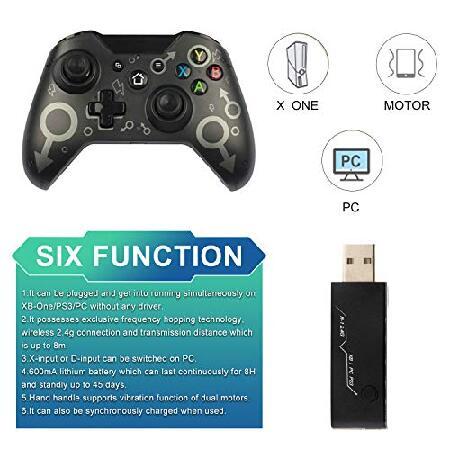 Sehawei Wireless Controller for Xbox One, 2.4 GHZ Bluetooth Game