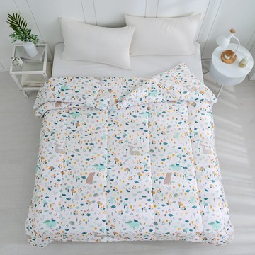 水洗被 6x7雙人 雲朵暖綿抗菌水洗冬被 [鴻宇]森林裡散步