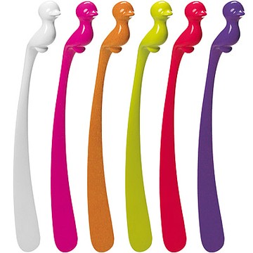 《KOZIOL》Pi鳥型長攪拌棒-6入-- 飲料 飲品攪拌