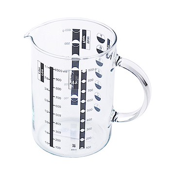 德國WMF 耐熱玻璃量杯 1L
