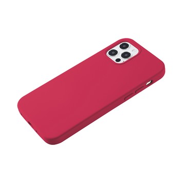 iPhone 12 Pro Max 殼 【液態矽膠殼】iPhone 12 Pro Max 手機殼 i12 Pro Max 保護殼 矽膠 軟殼 (紅莓)