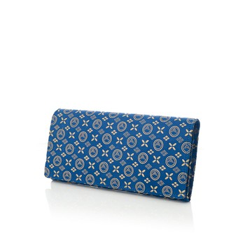 長夾B型 濃籃底 白富武田富士 印傳山本 2002YM