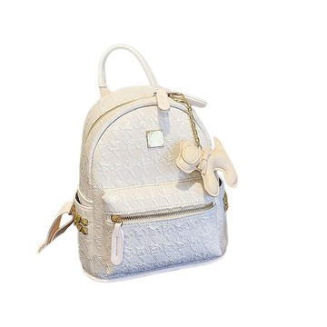 MoonDy 千鳥紋背包 可愛包包 後背包 百搭小背包 休閒後背包 小香風包包 書包 千金風包包 送女生 禮物 673