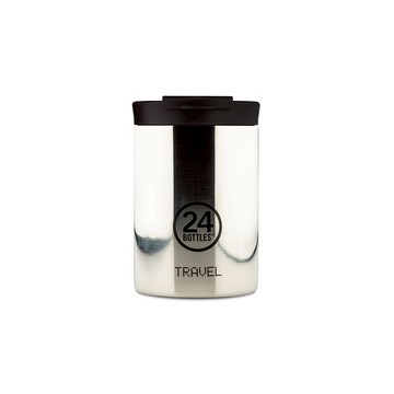 【義大利 24Bottles】義大利 24Bottles 保溫隨行杯 350ml - 鉑金