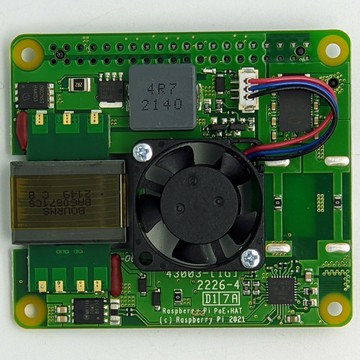 [3美國直購] 樹莓派 RPI-HAT-POE+ Add-on Board 適用於PoE HAT, Raspberry Pi 3 Model B+