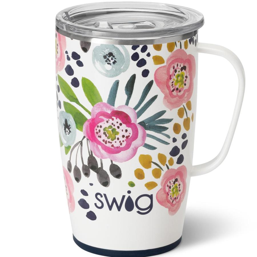 Swig 18oz Travel Mug, Insulated Tumbler with Handle and Lid, Cup 並行輸入品