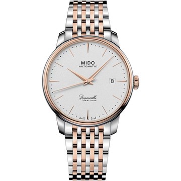 MIDO 美度 官方授權 Baroncelli 永恆系列 72小時動力儲存機械錶 1212購物節 送禮推薦-39mm M0274072201100