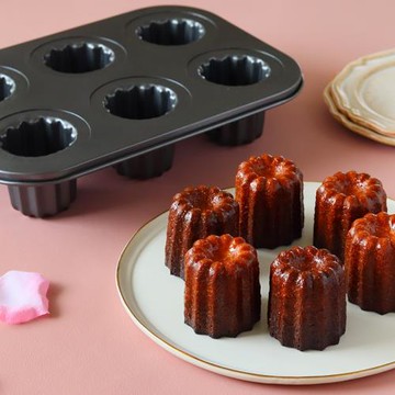 FL日本cotta6連可露麗烤盤模具不粘蛋糕法國天使之鈴家用烘焙工具