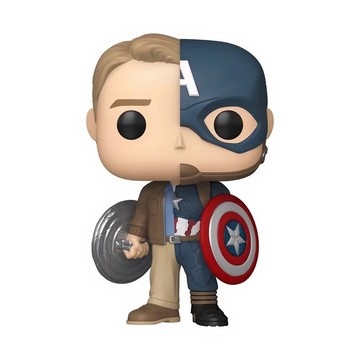 【超萌行銷】FUNKO POP Marvel #1512 半身系列 Cap/Steve FN87222