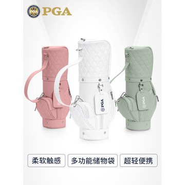 美國PGA 迷你高爾夫球包女斜挎包手拎包收納便攜下場手提包小球包