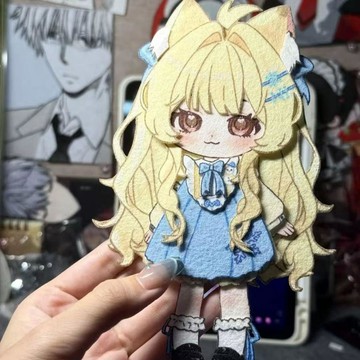 新款熱門可愛雪音高顏值不織布絕美禮品動漫周邊裝飾包包掛件