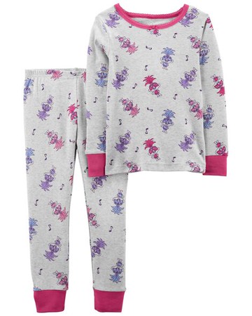 Toddler 2-Piece Trolls™ 100% Snug Fit Cotton PJs