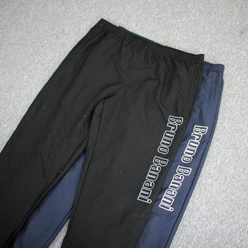 外貿男士大碼春秋雙層內襯速干休閑褲運動輕便寬松滑板束腿褲長褲