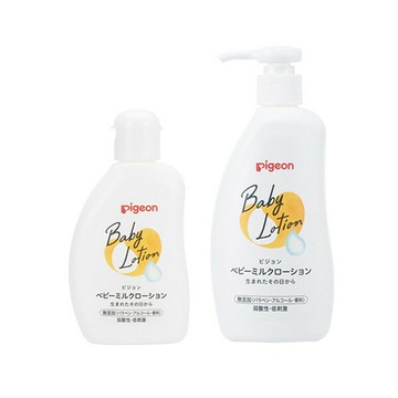 【江戶物語】(特價)日本製 Pigeon 貝親 嬰兒乳液 120g/300g 嬰幼兒用 無香料 低刺激 日本必買