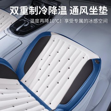 2025新雙重制冷降溫通風坐墊智能啟停12V24V汽車貨車吹風功能涼墊