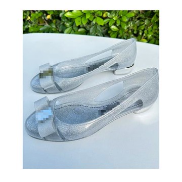 sf果凍鞋菲家女鞋2025新款女士夏季涼鞋果凍雨鞋可下水pvc水晶鞋