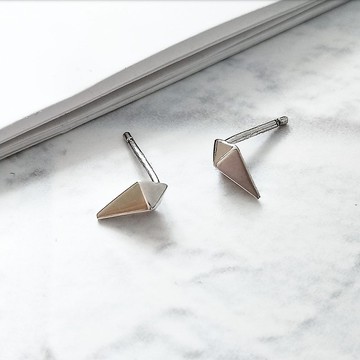 DoriAN 小鉚釘龐克風rivet925純銀耳環附純銀保證卡 精美禮物包裝