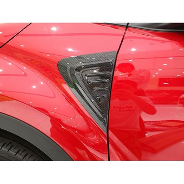 ~歐力斯~豐田 TOYOTA C-HR CHR 葉子板 葉子板飾板 葉子板 側標 葉子板飾片 碳纖維紋