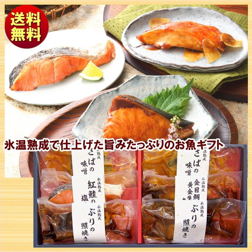 お歳暮 冬ギフト 氷温熟成 煮魚 焼魚 ギフトセット 6切 NYG-30S 送料無料