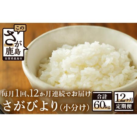 ふるさと納税 鹿島市産さがびより５kg×１２か月定期便 M-3 佐賀県鹿島市